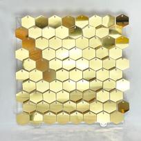 New Glitter Sequin Backdrop Hexagon PET Photo Backdrop Silver Gold Backdrop Decoration Panels Wedding