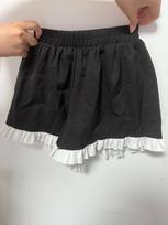 Jirai Kei Sailor Black Dress Lace Patchwork Slim Fit Dresses Japanese Sweet Inner Shorts Set JK School Uniform for Women Girls M