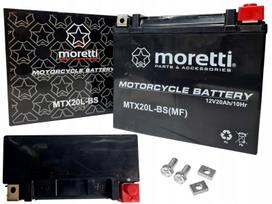 Akumulator Żelowy Moretti 12V 20Ah 270A Mtx20L-Bs Ytx20L Quad Cf Moto Canam