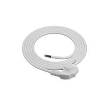 Kabel Zasilający Z Wtyczką Kątową 2M 3X1,5Mm2 Przewód Omy Biały 16A