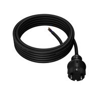Kabel Zasilający Przewód Z Wtyczką Prostą 5M 3X1,5Mm2 16A Ip44 Czarny