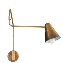 Mid Century Modern Single Light Articulated Wall Sconce - Elegant Lighting for Kitchen, Entrance Hall, Bathroom
