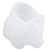 Epoksidinė forma dramblio formos kristalinė silikoninė liejimo forma „pasidaryk pats“ 3D laikymo dekoracija ornamentas