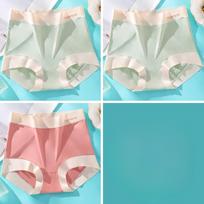 Women's Plus Size Ice Silk Seamless Boxers XL