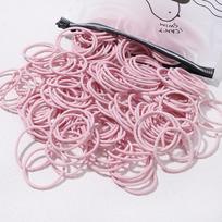 50PCS Macaron Rubber Band Hairband Headband High Elastic Durable Hair Ring Tied High Ponytail Women's Kids Hair Headwear 50 Pieces