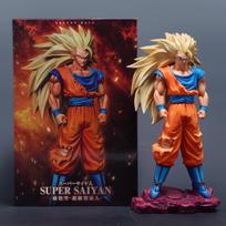 29cm Son Goku figūrėlės Gk Anime Dragon Ball Super Saiyan 3 Veiksmų figūrėlė Pvc Statula Kolekcionuojamas Modelis Lėlė Dekoracija Žaislas Dovana