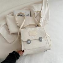 Retro Hong Kong style backpack women's 2025 new high-value handbag multi-purpose messenger bag women's travel backpack