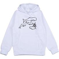Whales and Sun Tattoo By Robe De Extremoduro Pullover Hoodie Hooded Rock  Sweatshirts Men/Women Clothes Graphic Tops S