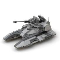MOC Space Military Tank 75283 AAT Tank Building Blocks War Assault Vehicle Building Blocks Educational Toys Children's Gift PDF Guide by Email