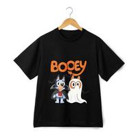 Halloween Funny Bluey and Bingo Printed T - Shirt|Casual Short - Sleeved S