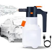 Elektrinis putplasčio purkštuvas su USB įkrovimu, 2L slėginis purkštuvas namams, sodui ir automobilio priežiūrai bei valymui One Size