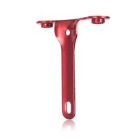 CO2 Cartridges Holder Bracket Mountain Bike Inflating Cartridges Holder Cage Mount Water Bottle Cage Mount for Road Bike raudona
