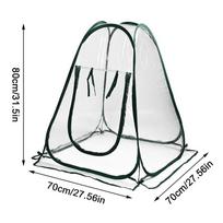 Plant Greenhouse Tent Clear PVC Foldable Pop Up Greenhouse Plant Tent Flexible Multifunctional Plant Tent For Indoor Outdoor