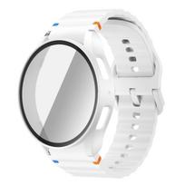 Silicone Strap for Samsung Galaxy Watch 7 40 44mm Band With Case Screen Protector Bumper cover for Samrt Strap Wrist Accessories Galaxy Watch 7 40mm