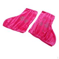 1 pora elastinių dailiojo čiuožimo batų užvalkalų Pakeitimas Unisex suaugusiems Daugumai tinka as described_Rose Red-L pink