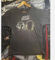 Vintažiniai Daft Punk Alive turo marškinėliai, grupės marškinėliai, pakartotinio spaudimo unisex marškinėliai XXL