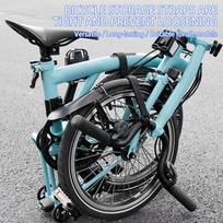 Bike Wheel Strap Adjustable Bicycle Carrying Ties 2 Pieces Anti-slip Folding Bike Wheel Frame Strap for Tire Rack Tube Hose China Mainland