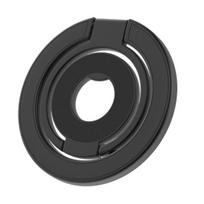 Magnetinis telefono žiedo laikiklis Sulankstomas telefono laikiklis Dvipusis dizainas Horizontalus Vertikalus Montavimas Stalui ir Automobilio Laikikliui juoda