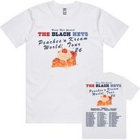PERSIKAI 'N KREAM PASAULIO TŪRAS 2026 Marškinėliai THE BLACK KEYS Grupės Mados Marškinėliai Vasaros Medvilniniai Trumpomis Rankovėmis T-shirt'ai Moterims Vyrams Drabužiai XS