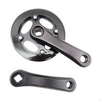25T Bicycle Crankset Crank Arm Set Double Guard Chainring Sturdy Bike Kids