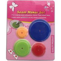 4 PCS/Pack Different Sizes Seam Admission Marker Set Patchwork Tracing Wheel Circle Sewing Wheel Stitch DIY Sewing Craft Tools 1 Pack
