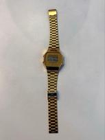 Casio A168 excellent condition gold.