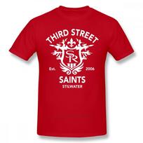 Saints Row T Shirt Saints Row 3 Tribute Emblem TShirt Fashion Tee Shirt Mens Awesome Short Sleeves 100 Cotton Tshirt S