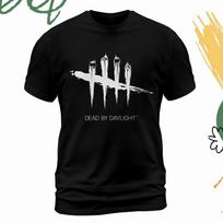 Dead By Daylight Logotipo Marškinėliai Juokingi Dydis S-5XL Pagaminta JAV M