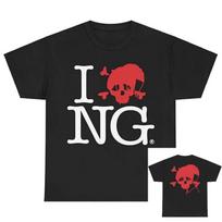 I Love NG I Luv Novagang  Americanstyle Printed Crewneck Printed Tshirt M