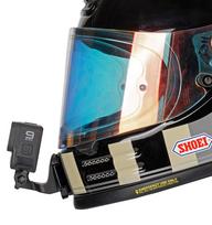 Neino Chin Mount for SHOEI GLAMSTER Motorcycle Helmet Dedicated for Action Cameras (Nino) - (GoPro, etc.) juoda