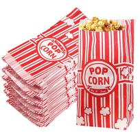 10/50Pcs Popcorn Bags Packaging Bucket Snack Treats Container Wedding Birthday Party Movie Night Supplies Carnival Food Bag Box 10Pcs