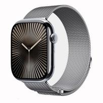 Milanese Loop Strap For Apple Watch Bands 44mm 40mm 45mm 41mm 49mm 42mm correas bracelets iWatch series 6 se 8 9 10 11 ultra 2 3 S10-42mm 38 40 41mm sidabras
