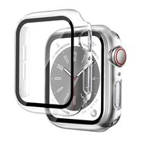 Glass+Cover For Apple Watch 11 case 46mm 44mm 40mm 45mm 41mm 42mm 38 Screen Protector iwatch series 10 9 8 7 6 3 SE Accessories 38mm series 321 skaidri