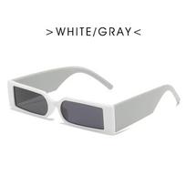 Rectangle Stylish Sun Glasses Man Hip Hop Vintage Designer Black Shades Sun Glasses Small Frame Personality Oculos De Sol Lentes
