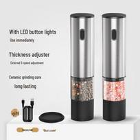 Yingtang Rechargeable Electric Pepper & Salt Grinder Set (2-Pack) nerūdijančio plieno spalva/2 vnt. spalva