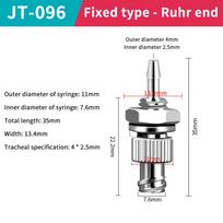 Through-Board Mount Luer Lock Adapter – Universal Fixed Fitting for Dispenser,Needle&Gas Pipe Conversion, Metal Connector