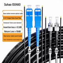 Suhao Outdoor Armored Single-Mode Dual-Core Fiber Optic Patch Cable