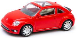 Volkswagen Beetle Czerwony Model Auta 1:43 Samochodzik Kolekcjonerski