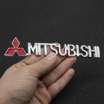 3D Aluminum Alloy Car Logo Badge Side Fender Stickers Emblem Rear Trunk Decals For Mitsubishi Ralliart ASX Outlander Accessories