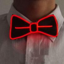 Light Up For Men For Women Party Performance Props Tie Suspenders Set Hanging Pants Clip Luminous Bow Tie LED Suspenders Clips