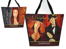 Torba Trapezowa Damska Na Ramię Amedeo Modigliani Carmani Na Zakupy