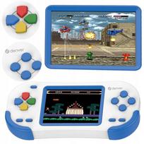 Gamepad Z Kolorowym Ekranem Lcd 2,8” Denver Gmp-295 200 Gier 320 X 240
