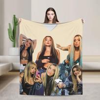 Lolas índigos Spanish Singer Blanket Autumn  Soft Cozy Throw Blanket For Adults Living Room Flannel Bedspread Bed Cover 80x120cm