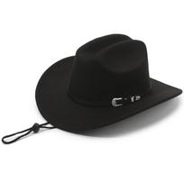 Classic Wool Felt Cowboy Hat Retro Belt Buckle Jazz Fedora Hat for Men Women Outdoor Travel Sombreros de Vaquero Para Hombre juoda