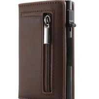 2025 Anti RFID Blocking Card Wallet Metal Luxury Card Sleeve Minimalistic Thin Credit Card Holder Bag ruda