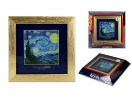 Obrazek Reprodukcja Van Gogh Gwiaździsta Noc Złota Rama Obraz W Ramie