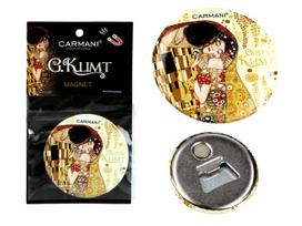 Otwieracz Do Butelek Z Magnesem Gustav Klimt Pocałunek Kremowy Design