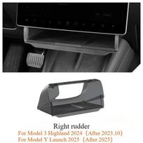 For Tesla Model Y/3 Highland Model Y Juniper Hidden Storage Box Organizer Tray Under Central Control Screen Box Car Accessories