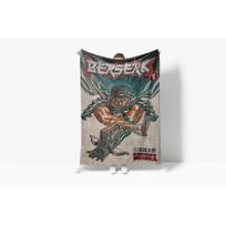 Berserk IV Tapestry Blanket with Woven Blanket 75x100 juoda