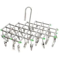 Drying Draining Folding Rack Socks Clip Underwear Hooks Clothes Airer Dryer Clothes Hanger 35 Pegs